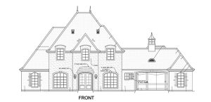 Front elevation of this new construction home located in the Parks of Plaquemines. Custom large home built by a local contractor. Approximately 4 bedrooms and 3 baths with many custom features.